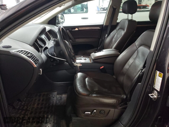 2011 Audi Q7 S line with VIN WA1DGAFE7BD008575, listed as a Copart auction lot 76127064 with 282,747 mi miles and Salvage title. Bid and sale history available at DreamBid. Image 7.