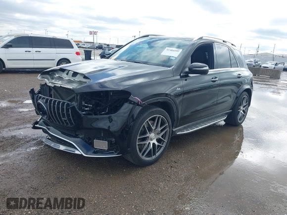 2022 Mercedes-Benz GLE 53 AMG with VIN 4JGFB6BBXNA596396, listed as a IAAI auction lot 41484492 with 38,599 mi miles and . Bid and sale history available at DreamBid. Image 18.
