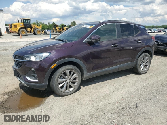 2021 Buick Encore GX Select with VIN KL4MMDSL7MB143133, listed as a Copart auction lot 55728285 with 87,731 mi miles and Salvage title. Bid and sale history available at DreamBid. Image 1.