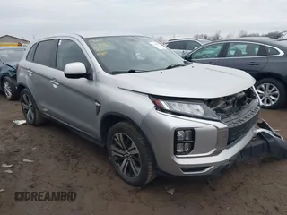 2020 Mitsubishi Outlander Sport ES 2.0 with VIN JA4AP3AU1LU017643, listed as a IAAI auction lot 41204684 with 79,005 mi miles. Bid and sale history available at carsss.com. Image 1.