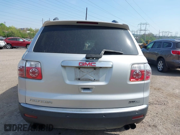 2010 GMC Acadia SLE with VIN 1GKLRLED7AJ109331, listed as a IAAI auction lot 42102189 with 158,125 mi miles and . Bid and sale history available at DreamBid. Image 17.