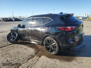 2022 Chevrolet Blazer RS with VIN 3GNKBERS2NS215004, listed as a Copart auction lot 80050614 with 42,417 mi miles and Salvage Title. Bid and sale history available at carsss.com. Image 2.
