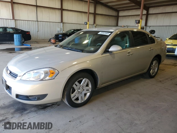 2008 Chevrolet Impala LT with VIN 2G1WC583789263562, listed as a Copart auction lot 50952685 with 143,310 mi miles and Salvage Title. Bid and sale history available at DreamBid. Image 1.