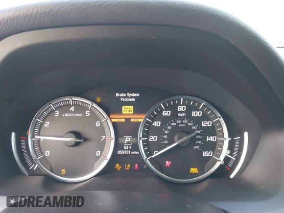 2018 Acura TLX with VIN 19UUB1F33JA008030, listed as a IAAI auction lot 41646216 with 55,931 mi miles and . Bid and sale history available at DreamBid. Image 7.