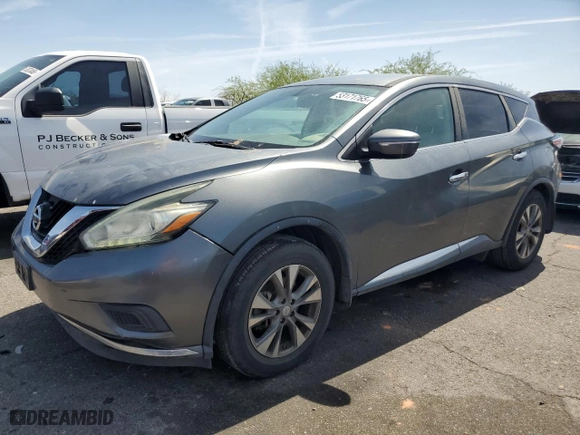 2015 Nissan Murano SL with VIN 5N1AZ2MH4FN217094, listed as a Copart auction lot 53171765 with 143,264 mi miles and Clean Title. Bid and sale history available at carsss.com. Image 1.