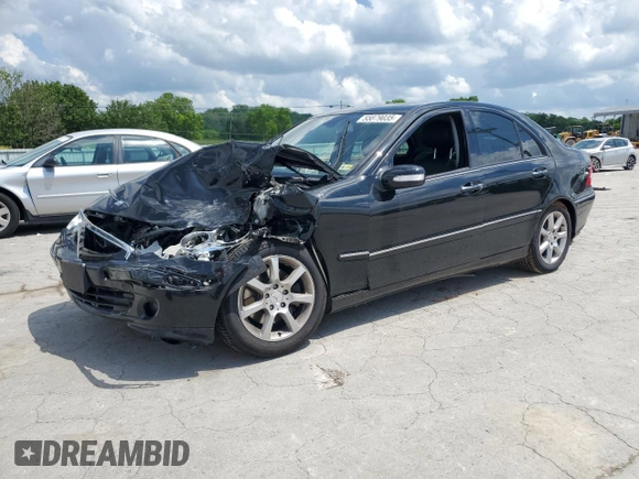2007 Mercedes-Benz C 280 Luxury z VIN WDBRF54H77A917300, wystawiony jako Copart lot #55879035 z przebiegiem Nie podano mil oraz Szkoda całkowita • Salvage title. Historia ofert i sprzedaży dostępna na DreamBid. Obrazek 1.