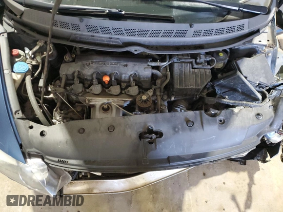 2008 Honda Civic LX with VIN 2HGFA16518H535542, listed as a Copart auction lot 45506495 with 58,148 mi miles and Salvage Title. Bid and sale history available at DreamBid. Image 11.