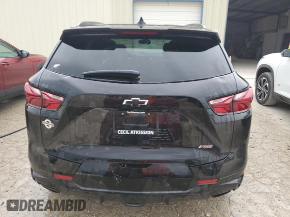 2022 Chevrolet Blazer RS with VIN 3GNKBERS7NS236298, listed as a Copart auction lot 53405145 with 51,334 mi miles and Clean title. Bid and sale history available at DreamBid. Image 6.