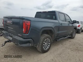 2021 GMC Sierra 1500 AT4 with VIN 3GTP9EEL8MG193861, listed as a Copart auction lot 46087015 with 68,342 mi miles and Salvage Title. Bid and sale history available at carsss.com. Image 3.