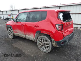 2021 Jeep Renegade Upland Edition with VIN ZACNJDAB8MPM65066, listed as a IAAI auction lot 41798043 with 55,247 mi miles. Bid and sale history available at carsss.com. Image 3.