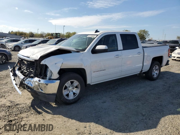 2018 Chevrolet Silverado 1500 LT with VIN 3GCPCREC8JG603045, listed as a Copart auction lot 50166665 with 96,324 mi miles and Salvage Title. Bid and sale history available at DreamBid. Image 1.