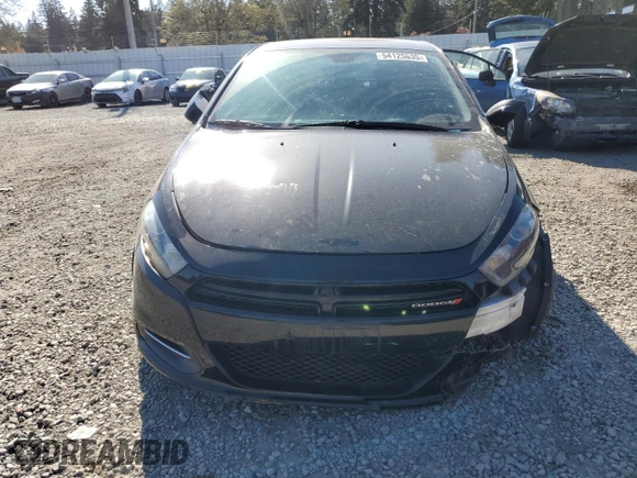 2015 Dodge Dart SXT with VIN 1C3CDFBB8FD265368, listed as a Copart auction lot 54125635 with 117,047 mi miles and Salvage Title. Bid and sale history available at carsss.com. Image 5.
