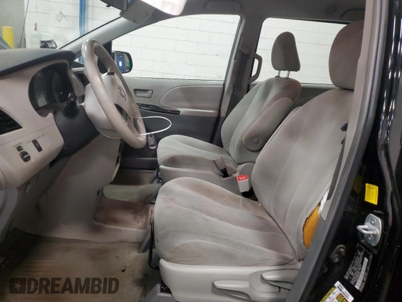 2011 Toyota Sienna with VIN 5TDZK3DC6BS120523, listed as a Copart auction lot 56798595 with 234,871 mi miles and Salvage title. Bid and sale history available at DreamBid. Image 7.