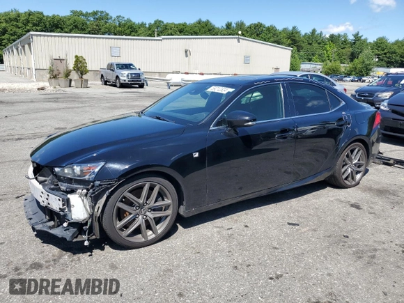2017 Lexus IS 350 with VIN JTHCE1D22H5014429, listed as a Copart auction lot 59212324 with 78,267 mi miles and Salvage title. Bid and sale history available at DreamBid. Image 1.