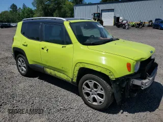 2017 Jeep Renegade Limited with VIN ZACCJBDB1HPF60648, listed as a Copart auction lot 59906885 with 128,477 mi miles and Salvage title. Bid and sale history available at DreamBid. Image 4.