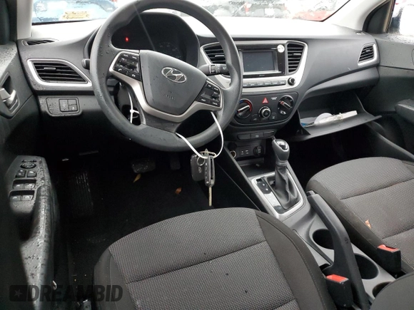 2020 Hyundai Accent SE with VIN 3KPC24A6XLE119512, listed as a Copart auction lot 72268422 with 44,853 mi miles. Bid and sale history available at carsss.com. Image 8.