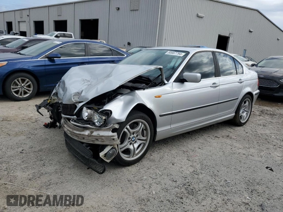 2002 BMW 3 Series 330i with VIN WBAEV53472KM01780, listed as a Copart auction lot 80667794 with 0 mi miles and Salvage Title. Bid and sale history available at carsss.com. Image 1.