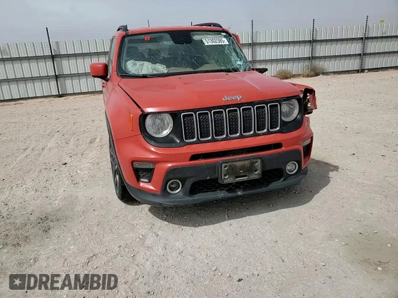2020 Jeep Renegade Altitude with VIN ZACNJABB9LPK94467, listed as a Copart auction lot 51302385 with Not provided miles and Salvage title. Bid and sale history available at DreamBid. Image 12.