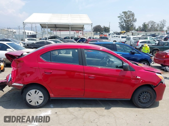 2023 Mitsubishi Mirage ES with VIN ML32FUFJ1PHF06114, listed as a IAAI auction lot 42164974 with 25,281 mi miles and . Bid and sale history available at DreamBid. Image 13.