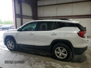 2020 GMC Terrain SLE with VIN 3GKALTEV5LL337681, listed as a Copart auction lot 59696575 with 57,815 mi miles and Salvage title. Bid and sale history available at DreamBid. Image 2.