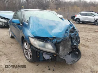 2012 Honda CR-Z EX with VIN JHMZF1D6XCS004087, listed as a IAAI auction lot 41860837 with 170,790 mi miles. Bid and sale history available at carsss.com. Image 1.