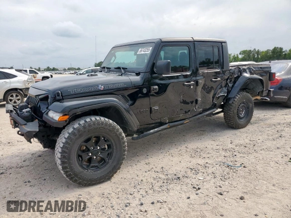 2023 Jeep Gladiator Freedom with VIN 1C6HJTAG7PL531273, listed as a Copart auction lot 56743255 with 41,226 mi miles and Salvage title. Bid and sale history available at DreamBid. Image 1.