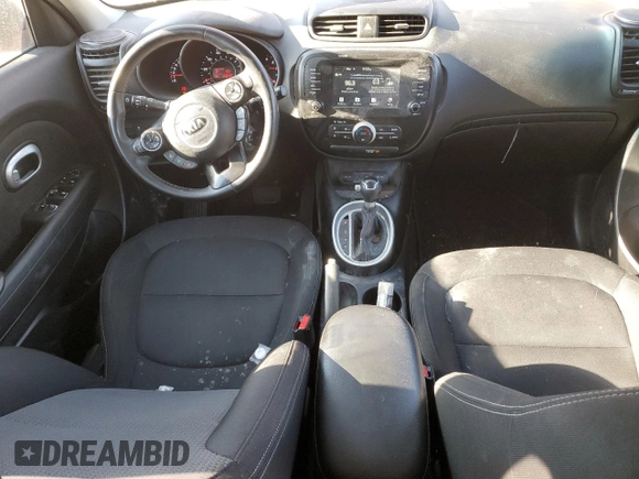 2019 Kia Soul + with VIN KNDJP3A5XK7656664, listed as a Copart auction lot 47354095 with 34,849 mi miles and Salvage Title. Bid and sale history available at DreamBid. Image 8.