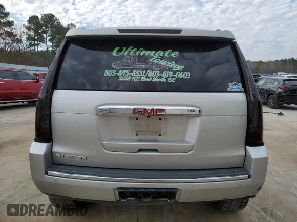 2017 GMC Yukon Denali with VIN 1GKS1CKJ9HR248322, listed as a Copart auction lot 44234235 with 153,818 mi miles and Clean Title. Bid and sale history available at carsss.com. Image 6.