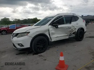 2014 Nissan Rogue SL with VIN 5N1AT2MV4EC852723, listed as a Copart auction lot 54189385 with 101,915 mi miles and Salvage Title. Bid and sale history available at DreamBid. Image 1.