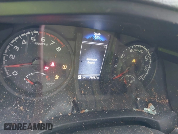 2022 Toyota Tacoma SR with VIN 3TYAX5GN3NT062077, listed as a IAAI auction lot 41886531 with 58,687 mi miles and . Bid and sale history available at DreamBid. Image 7.