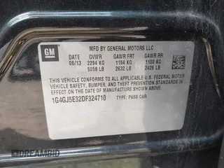 2013 Buick LaCrosse Touring z VIN 1G4GJ5E32DF324710, wystawiony jako IAAI lot #42561005 z przebiegiem 104 881 mil mil oraz . Historia ofert i sprzedaży dostępna na DreamBid. Obrazek 9.