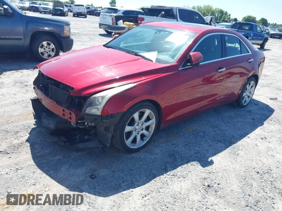 2014 Cadillac ATS Standard RWD with VIN 1G6AA5RX0E0182971, listed as a IAAI auction lot 41962216 with 135,977 mi miles and . Bid and sale history available at DreamBid. Image 2.