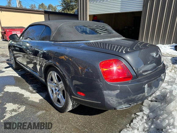 2010 Bentley Continental GT with VIN SCBDR3ZA9AC066604, listed as a Copart auction lot 46725805 with 59,156 mi miles and Salvage Title. Bid and sale history available at DreamBid. Image 3.