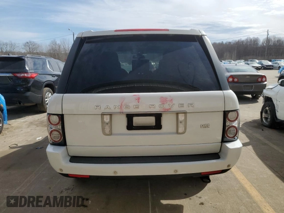 2012 Land Rover Range Rover HSE Lux with VIN SALMF1D43CA391140, listed as a Copart auction lot 46483235 with 147,606 mi miles and Salvage Title. Bid and sale history available at DreamBid. Image 6.