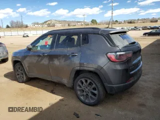 2021 Jeep Compass 80th Anniversary with VIN 3C4NJDEB5MT601983, listed as a Copart auction lot 47043205 with Not provided miles and Salvage title. Bid and sale history available at DreamBid. Image 2.
