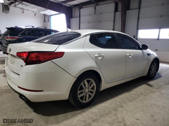 2013 Kia Optima LX with VIN KNAGM4A70D5338431, listed as a Copart auction lot 51904515 with 262,816 mi miles and Salvage Title. Bid and sale history available at carsss.com. Image 3.