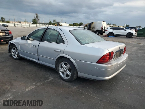 2002 Lincoln LS w/Base Pkg with VIN 1LNHM87A52Y648308, listed as a Copart auction lot 46311065 with 84,684 mi miles and Salvage Title. Bid and sale history available at carsss.com. Image 2.