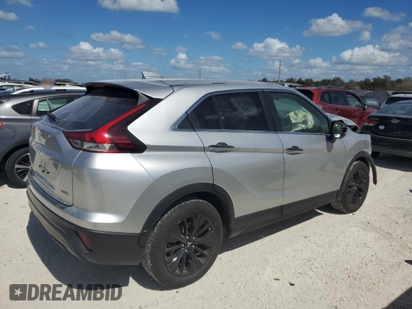 2022 Mitsubishi Eclipse Cross LE with VIN JA4ASVAA6NZ061062, listed as a Copart auction lot 57394845 with Not provided miles and Salvage title. Bid and sale history available at DreamBid. Image 3.