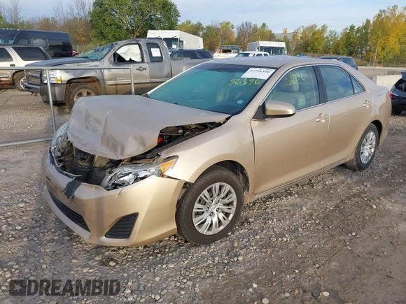 2012 Toyota Camry L with VIN 4T4BF1FK1CR201636, listed as a IAAI auction lot 37756396 with 173,929 mi miles. Bid and sale history available at carsss.com. Image 2.