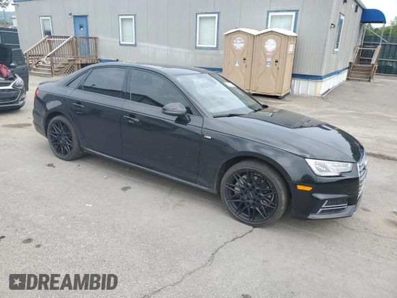 2017 Audi A4 Premium with VIN WAUDNAF40HN050153, listed as a Copart auction lot 60552645 with 117,318 mi miles and Salvage title. Bid and sale history available at DreamBid. Image 4.