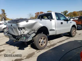 2005 Ford F-150 XLT with VIN 1FTRF04525KE67914, listed as a Copart auction lot 76828284 with 125,876 mi miles and Salvage Title. Bid and sale history available at carsss.com. Image 3.