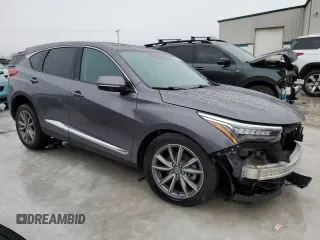 2021 Acura RDX w/Technology Package with VIN 5J8TC2H58ML035231, listed as a Copart auction lot 46176055 with 70,161 mi miles and Salvage Title. Bid and sale history available at carsss.com. Image 4.