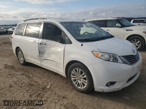 2012 Toyota Sienna XLE AAS with VIN 5TDYK3DC6CS277532, listed as a Copart auction lot 47453945 with 130,451 mi miles and Salvage Title. Bid and sale history available at carsss.com. Image 4.