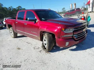 2017 Chevrolet Silverado 1500 LTZ with VIN 3GCUKSEC6HG182143, listed as a IAAI auction lot 41596135 with 169,120 mi miles. Bid and sale history available at carsss.com. Image 1.