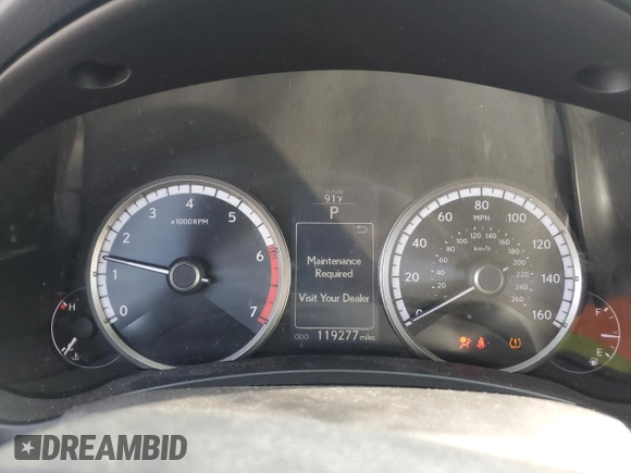 2017 Lexus NX 200t with VIN JTJYARBZ4H2067858, listed as a Copart auction lot 59780415 with 119,277 mi miles and Salvage title. Bid and sale history available at DreamBid. Image 9.