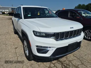 2023 Jeep Grand Cherokee Limited with VIN 1C4RJHBG5PC513217, listed as a IAAI auction lot 42623760 with 6,436 mi miles and . Bid and sale history available at DreamBid. Image 1.