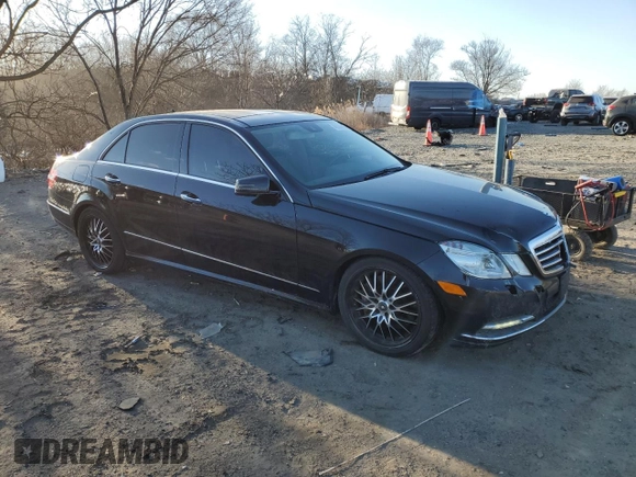 2011 Mercedes-Benz E 550 Luxury with VIN WDDHF9AB2BA264183, listed as a Copart auction lot 46336995 with 184,659 mi miles and Salvage title. Bid and sale history available at DreamBid. Image 4.