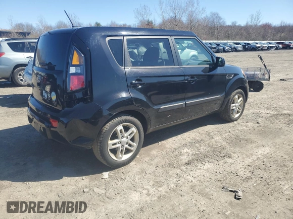 2011 Kia Soul + with VIN KNDJT2A20B7204430, listed as a Copart auction lot 52247635 with 124,491 mi miles and Clean Title. Bid and sale history available at carsss.com. Image 3.