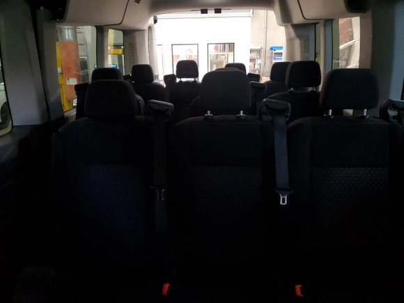 2023 Ford Transit Passenger XL with VIN 1FBAX2C82PKA70924, listed as a Copart auction lot 41698045 with 53,555 mi miles and Clean Title. Bid and sale history available at DreamBid. Image 10.