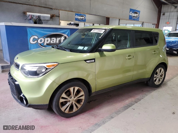 2016 Kia Soul + with VIN KNDJP3A57G7819715, listed as a Copart auction lot 50772065 with 95,707 mi miles and Salvage Title. Bid and sale history available at carsss.com. Image 1.